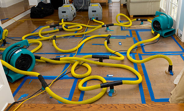 Professional Crawl Space Water Removal technician working in Grover, NC